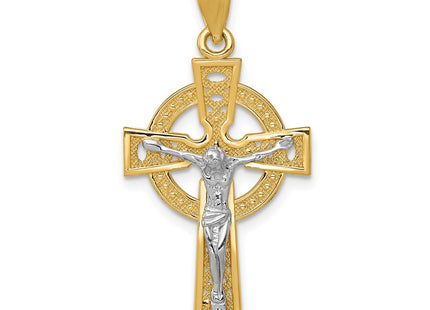 14k Two-tone Pendants Style K2192 - Classique Jewelry Inc.