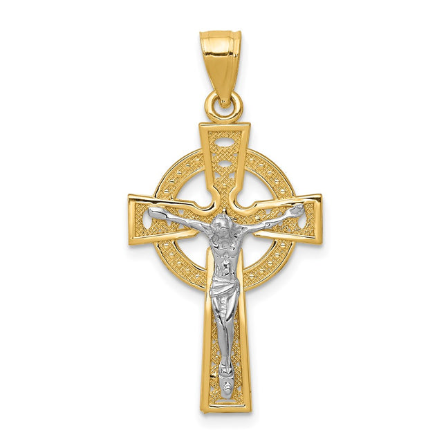 14k Two-tone Pendants Style K2192 - Classique Jewelry Inc.