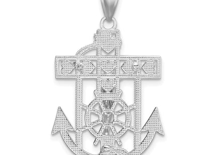 14k White Gold Pendants Style K2210W - Classique Jewelry Inc.