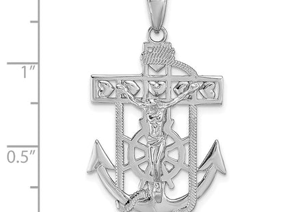 14k White Gold Pendants Style K2210W - Classique Jewelry Inc.