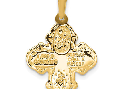 14K gold pendant, further view
