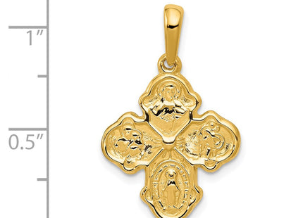 14K gold pendant, another view