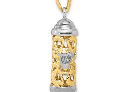 14k Two-tone Pendants Style K2302 - Classique Jewelry Inc.