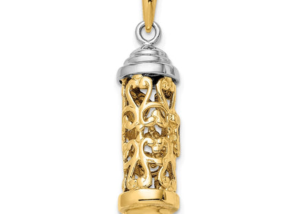 14k Two-tone Pendants Style K2302 - Classique Jewelry Inc.