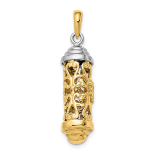 14k Two-tone Pendants Style K2302 - Classique Jewelry Inc.