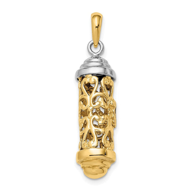 14K gold pendant