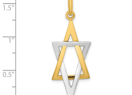 14k Yellow & Rhodium Jewelry Style K2309 - Classique Jewelry Inc.