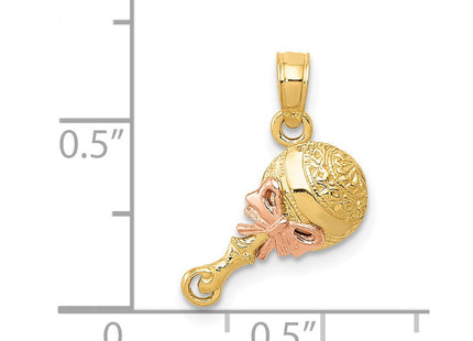 14k Two-tone Pendants Style K2311 - Classique Jewelry Inc.