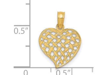 14k Yellow Gold Pendants Style K2521 - Classique Jewelry Inc.