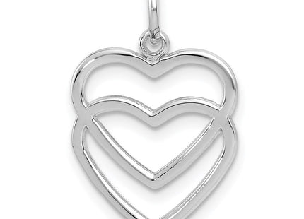 14K gold heart pendant