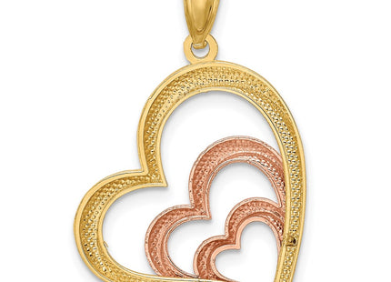 14k Two-tone Pendants Style K2551 - Classique Jewelry Inc.