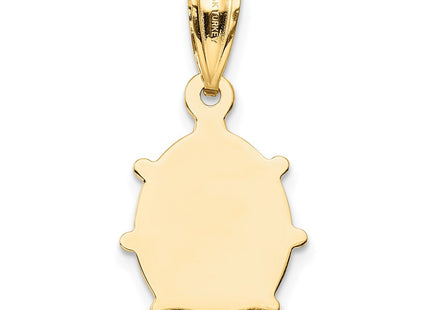 14K gold charm, another view