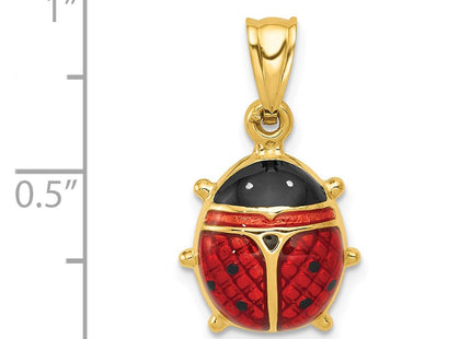 14K gold charm, further view