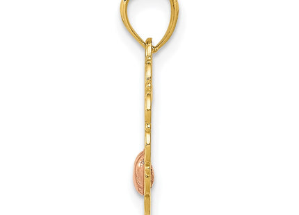 14k Two-tone Pendants Style K2622 - Classique Jewelry Inc.