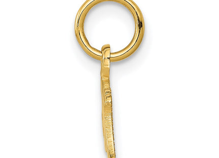 14K gold charm, alternate view