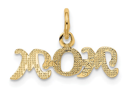 14K gold charm, another view