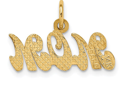 14K gold charm, further view
