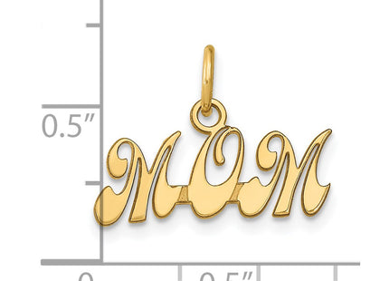 14K gold charm, another view