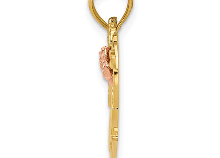 14k Two-tone Pendants Style K2642 - Classique Jewelry Inc.