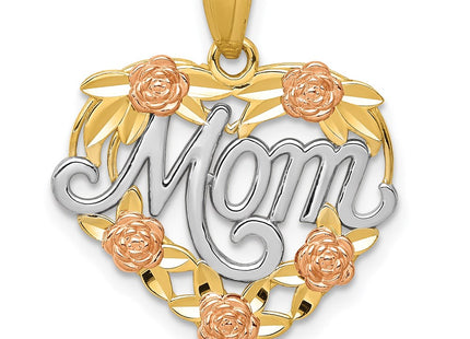 14k Two-tone Pendants Style K2657 - Classique Jewelry Inc.