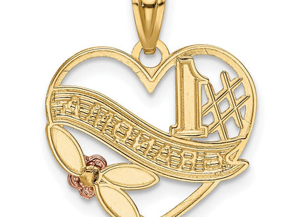 14k Two-tone Pendants Style K2672 - Classique Jewelry Inc.