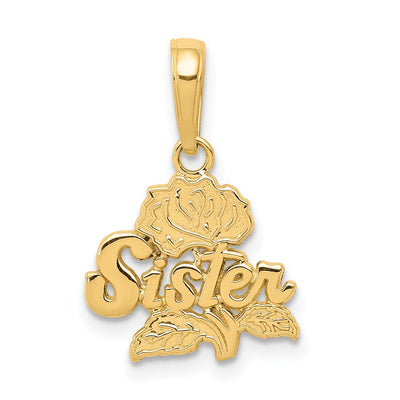 14K gold pendant