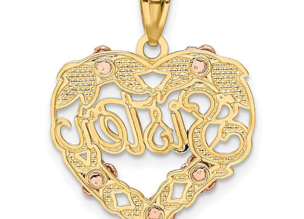 14k Two-tone Pendants Style K2696 - Classique Jewelry Inc.