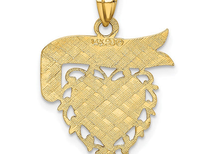14k Yellow Gold Pendants Style K2701 - Classique Jewelry Inc.