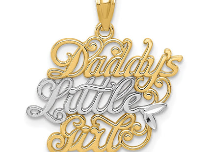 14k Yellow & Rhodium Pendants Style K2703 - Classique Jewelry Inc.