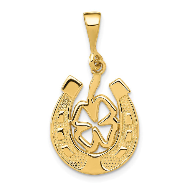 14k Yellow Gold Pendants Style K2739 - Classique Jewelry Inc.