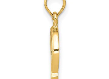 14k Yellow Gold Pendants Style K2741 - Classique Jewelry Inc.