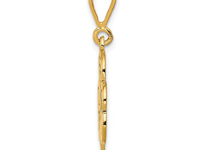 14k Yellow Gold Pendants Style K2743 - Classique Jewelry Inc.