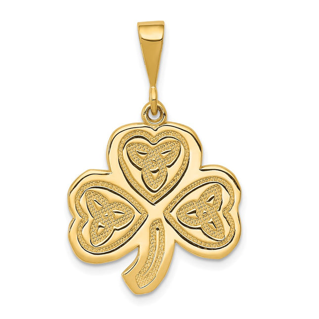 14k Yellow Gold Pendants Style K2743 - Classique Jewelry Inc.