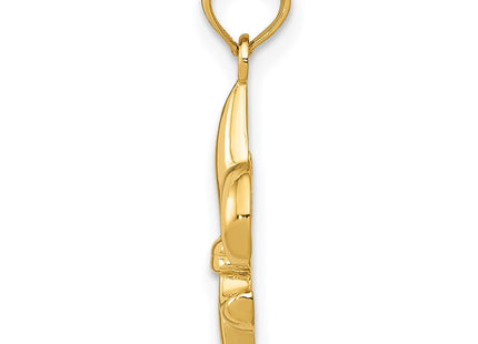 14k Yellow Gold Pendants Style K2759 - Classique Jewelry Inc.