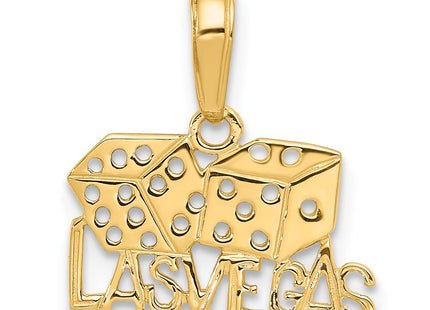 14k Yellow Gold Pendants Style K2773 - Classique Jewelry Inc.