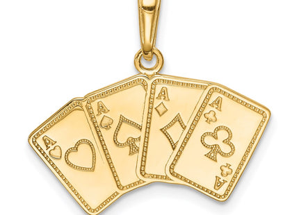 14k Yellow Gold Pendants Style K2774 - Classique Jewelry Inc.