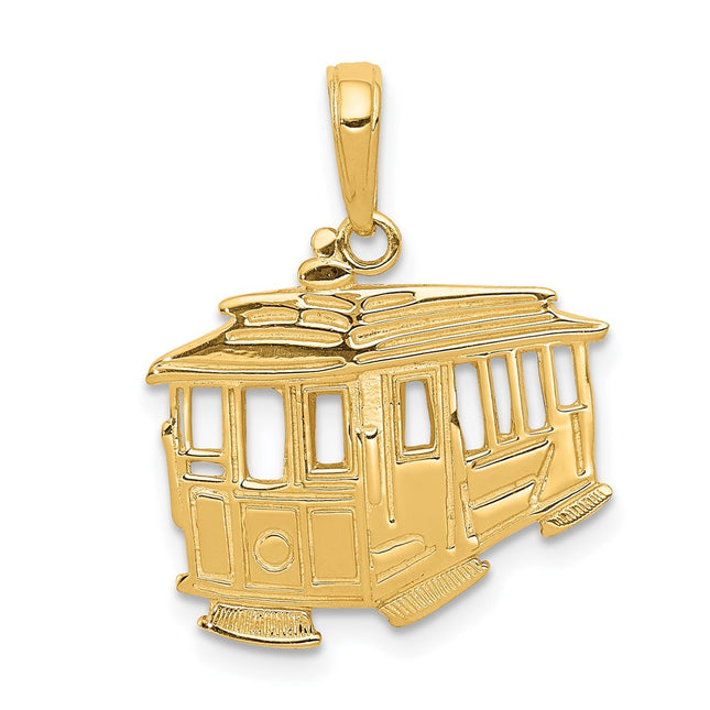 14k Yellow Gold Pendants Style K2787 - Classique Jewelry Inc.