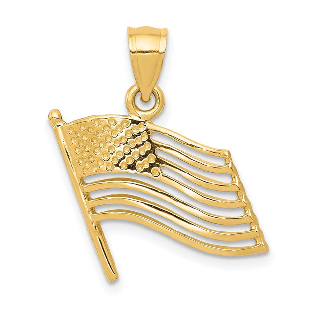 14k Yellow Gold Pendants Style K2805 - Classique Jewelry Inc.
