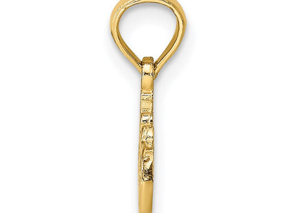 14K gold charm, alternate view