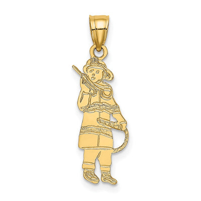 14K Fireman w/Hose Charm