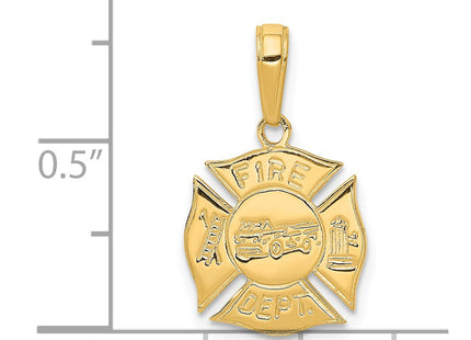 14k Yellow Gold Pendants Style K2841 - Classique Jewelry Inc.