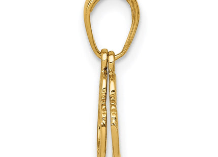 14k Yellow Gold Pendants Style K2848 - Classique Jewelry Inc.