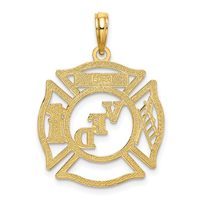 14K VFD Member Shield Charm