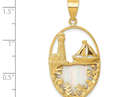 14k Yellow Gold Pendants Style K2857 - Classique Jewelry Inc.