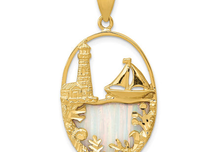 14k Yellow Gold Pendants Style K2857 - Classique Jewelry Inc.