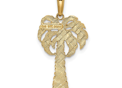 14k Palm Tree Pendant (Style K2887)