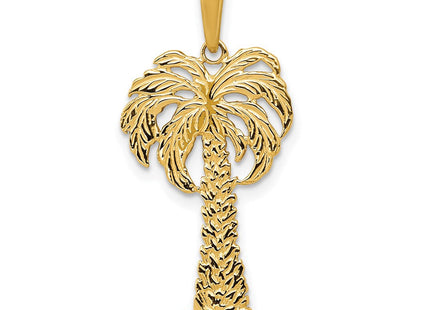 14k Palm Tree Pendant (Style K2887)