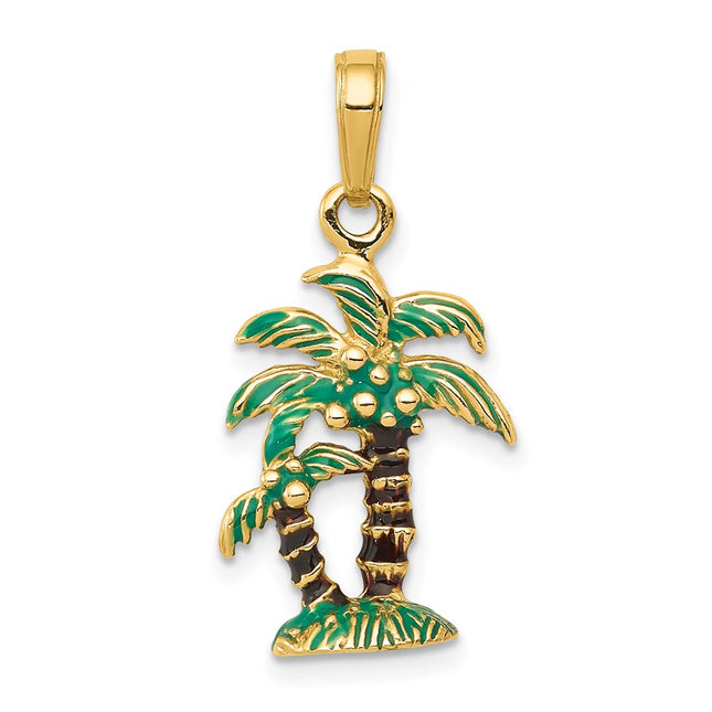 14k Yellow Gold Pendants Style K2890 - Classique Jewelry Inc.
