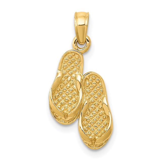 14k Yellow Gold Pendants Style K2905 - Classique Jewelry Inc.