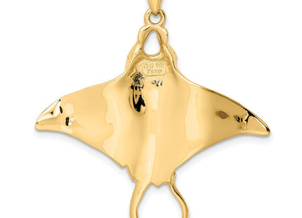 14K gold pendant, another view